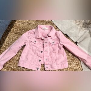 H&M Light Pink Girls Jean Jacket l 6